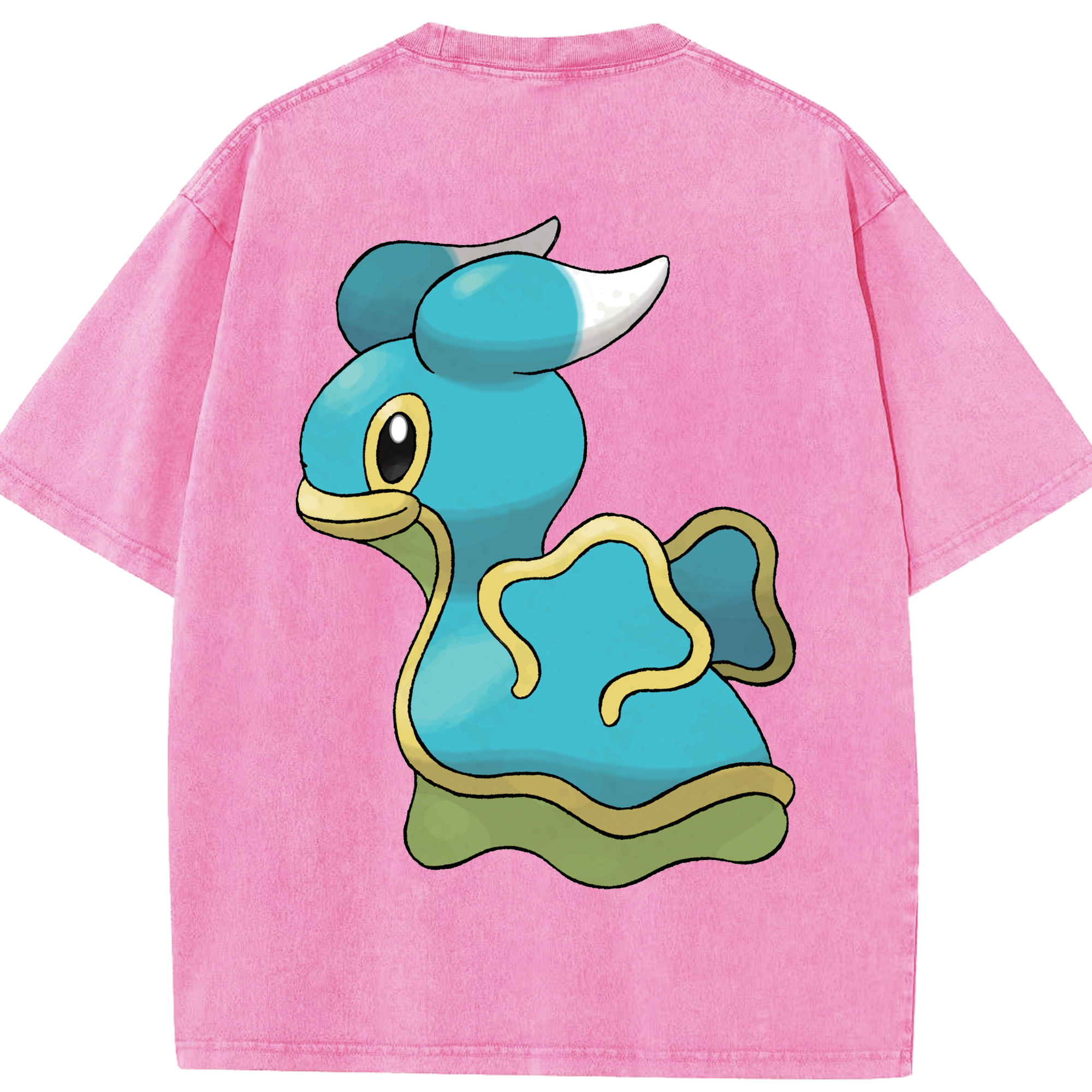 （画像用） ポケットモンスター Pokémon 綿100% ヴィンテージ風 半袖Tシャツ（背面プリント）
